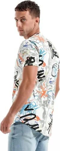 Vista 4 de Camiseta YININF Hipster Hip Hop de manga larga, para hombre