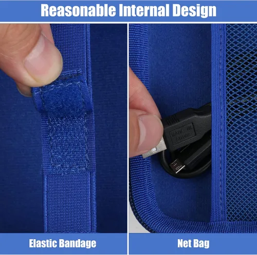 Vista 3 de co2CREA Funda rígida de repuesto para cámara VTech Kidizoom Duo DX/Deluxe/Twist/Pix/Pix Plus Selfie (funda azul)