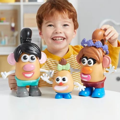 Vista 4 de Juego de cabeza de papa para crear tu familia con 44 piezas y piezas, juguetes creativos para niños y preescolares para niñas y niños de 2 años