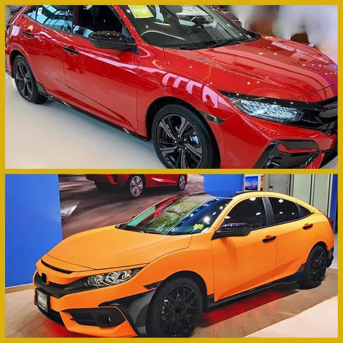Vista 6 de Luz de Marca Lateral LED Ámbar con Lente Ahumada Compatible con Honda Civic 10ª Generación 2016-2021 Sedán Coupé Hatchback