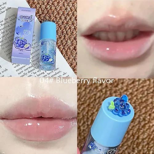 Vista 7 de Juego de 4 aceites hidratantes para brillo labial, brillo