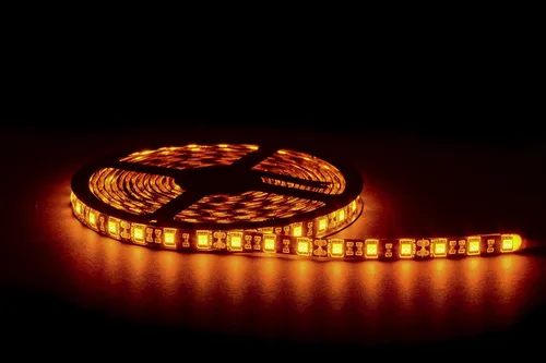 Vista 3 de Grand General 70590 - Tira de luz LED flexible de 16 pies 5050, impermeable, para uso interior, color ámbar