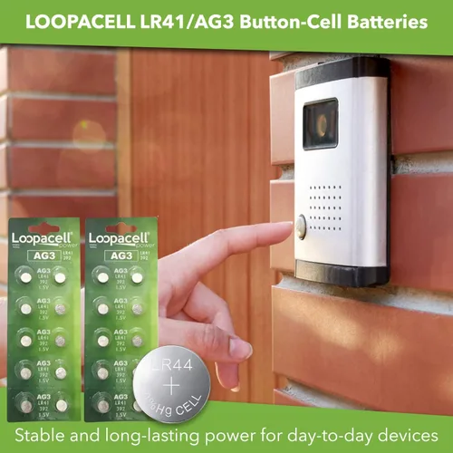 Vista 2 de Batería para reloj alcalina LOOPACELL AG3 LR41 392 1.5 v x 20