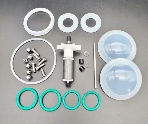 Vista 9 de para Coleman Lay Z-Spa # 58113 P4071 E02 Impulsor de eje de acero inoxidable+Eje de acero inoxidable de repuesto+Kit de sello de la bomba+Junta