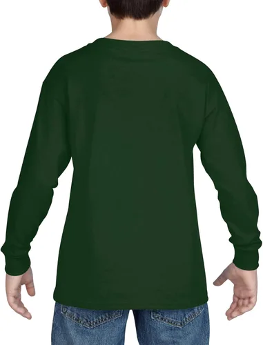 Vista 2 de Gildan - Camisa de manga larga de algodón pesado, para niños