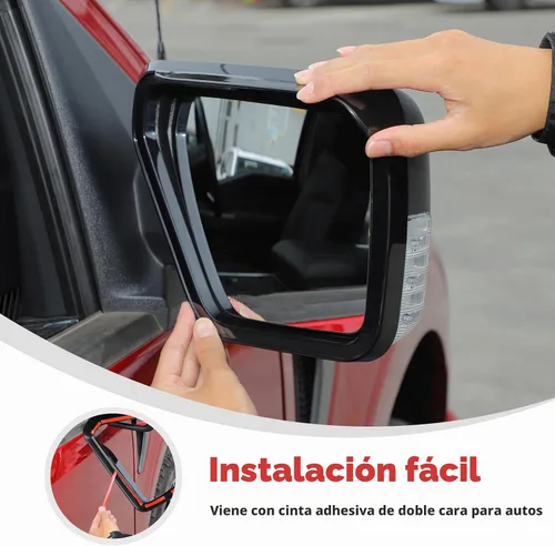 Vista 4 de Linskip Protector de Espejo Lateral Compatible con Ford F150 2021 2022 2023 2024, Protector de Espejo Retrovisor para Ford F-150 Accesorios
