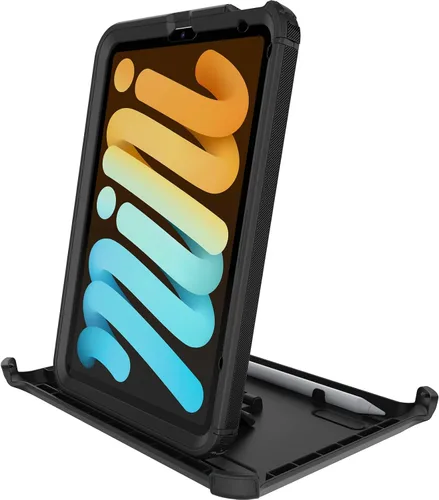 Vista 7 de OtterBox Defender Series - Funda para iPad mini (6ª generación), color negro, resistente, duradera, protección multicapa, resistente, duradera