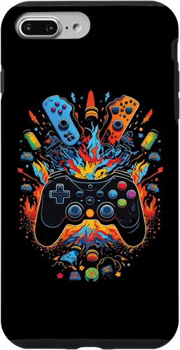 Vista 12 de iPhone 16 Gamer Aesthetic Graphic Gaming Video Games Boys Teens Kids Case