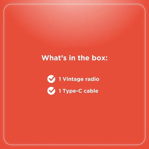 Vista 7 de RadioShack Radio vintage de 2 bandas AM/FM con función Bluetooth y puertos USB/TF (blanco)