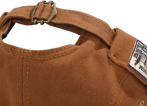 Vista 2 de Zegoo Gorro de algodón sin ala para hombre, gorro de marinero con puño enrollado retro