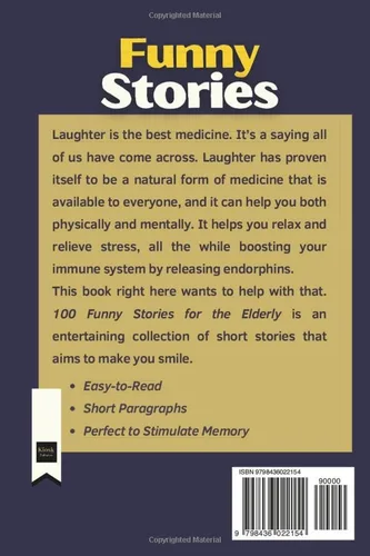 Vista 2 de 100 Funny Stories for the Elderly Large print, easy to read and short paragraphs, perfect for stimulate memory (Short Stories in Large Print)
