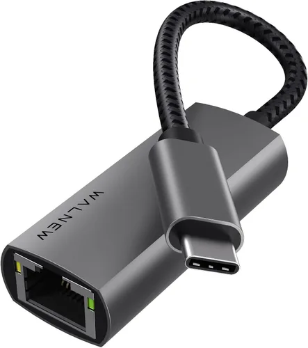 Vista 8 de Adaptador USB A a Ethernet, WALNEW USB 3.0 a RJ45 Gigabit Ethernet, compatible con Mac, MacBook Pro/Air, Samsung Galaxy Tab