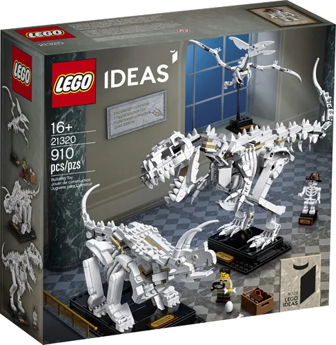 Vista 4 de LEGO Ideas 21320 - Kit de construcción de fósiles de dinosaurios (910 piezas)