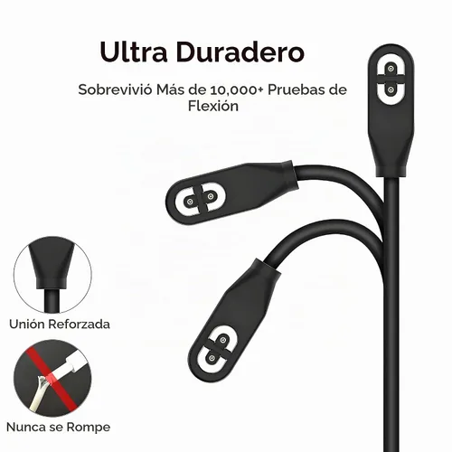 Vista 5 de Shokz - Cargador de auriculares USB C a cable de carga magnético de 3.3