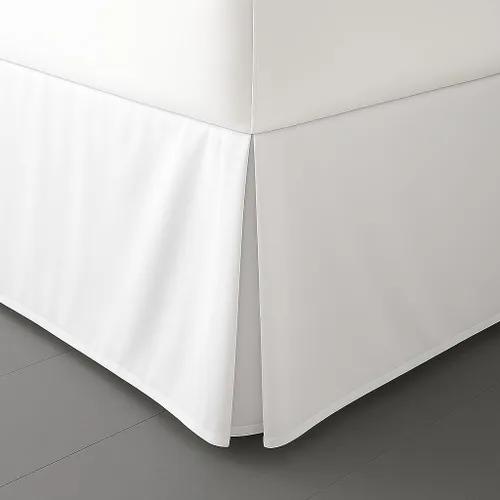 Vista 11 de LUX Décor Falda de Cama King de 16 Pulgadas de Caída - Falda de Cama Plisada de Microfibra Cepillada - Fácil Ajuste, Resistente a Arrugas y Negro