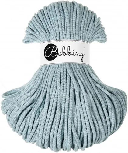 Vista 18 de Bobbiny Cordón trenzado de macramé prémium de 0.197 in (rubor), 108 yardas/330 pies (100% algodón reciclado)