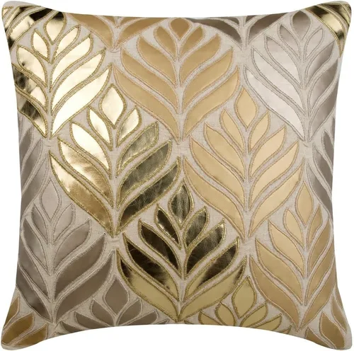 Vista 4 de The HomeCentric Funda de almohada, fundas de almohada beige, fundas de almohada florales modernas, funda de almohada de 12 x 12 pulgadas, fundas