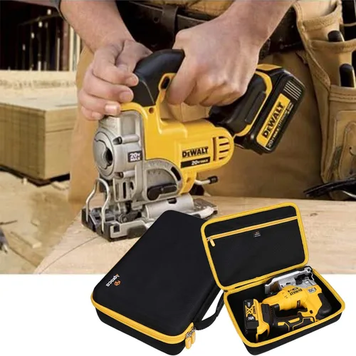 Vista 5 de Aproca Funda compatible con sierra de calar DEWALT 20V MAX XR (DCS334B), bolsa portátil de almacenamiento para accesorios (solo funda)
