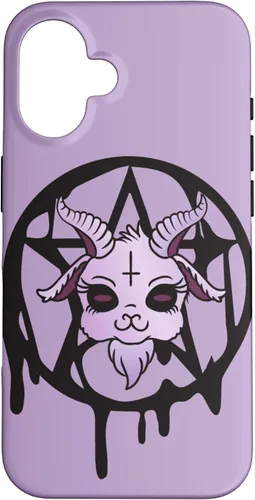 Vista 32 de Anime Aesthetic Baphomet Pentagram Pastel Goth Case for iPhone 17