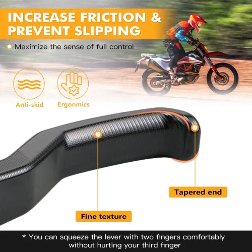Vista 4 de NICECNC Maneta de embrague corta negra compatible con KTM 690 Enduro R/SMC R 2014-2023, 1290/1190/1090/1050 Adventure 2013-2020, Husqvarna 701