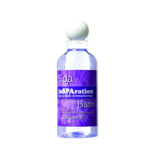 Vista 28 de inSPAration Spa and Bath Aromatherapy 111X Líquido de Spa, 9 Onzas, April Showers, Morado