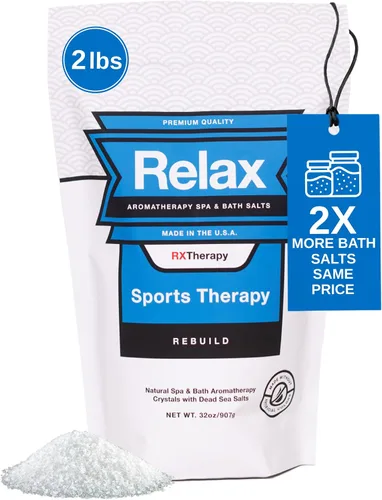 Vista 13 de Relax Spa & Bath, Epsom & Sales del Mar Muerto, sales de baño de aromaterapia para bañera de hidromasaje, baño o spa, infundidas con magnesio, 32