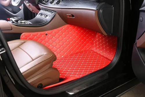 Vista 3 de Alfombrillas personalizadas para Toyota 4Runner 1988-2023, de cuero de lujo, impermeables, antideslizantes, cobertura completa, revestimientos Beige