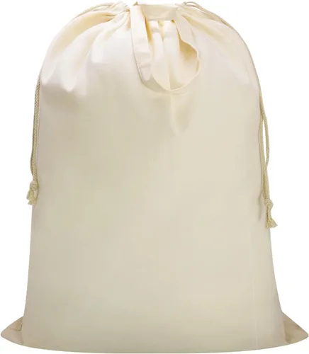 Vista 13 de Bolsa de lona para lavandería con asas y cordón 30 pulgadas de ancho x 35 Bolsa de almacenamiento de lona gruesa, grande, resistente, lavable