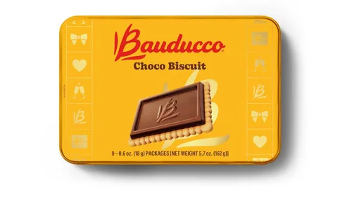 Vista 12 de Bauducco Galletas Choco Biscuit – Galletas crujientes cubiertas de chocolate, envueltas individualmente para aperitivos, postres y loncheras, 25.3