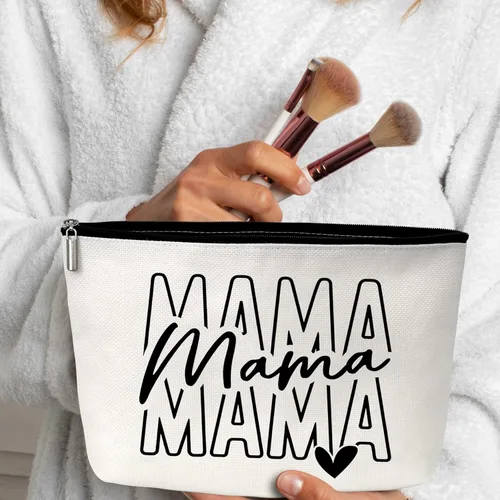 Vista 4 de GREOXG Bolsa de maquillaje Mama, mama, Mamá