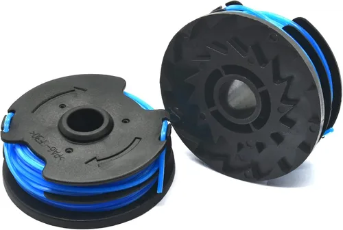 Vista 4 de 2 paquetes de 0.065 pulgadas 7 lados línea de recortadora de cuerda 2 carretes para Harbor Freight 20115E-B Bauer con cable 5.5 amperios 15 pulgadas