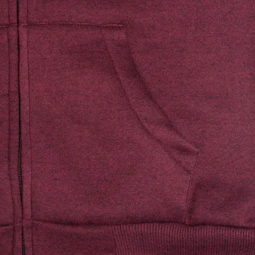 Vista 8 de Sudadera con capucha con forro de sherpa para niños, con cremallera completa, forro polar, cálida, para jóvenes, de manga larga