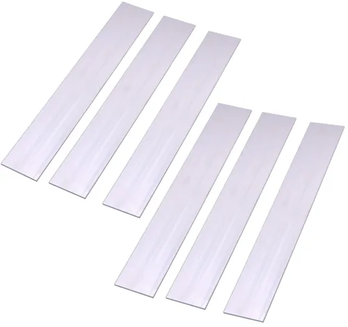 Vista 8 de 3 Piezas de Barra Plana Cuadrada de Aluminio 6061 de 1/4" (6mm) X 2" (50mm) de 12" de Largo .23" Placa de Propósito General 6061, T6511 Barra Sólida
