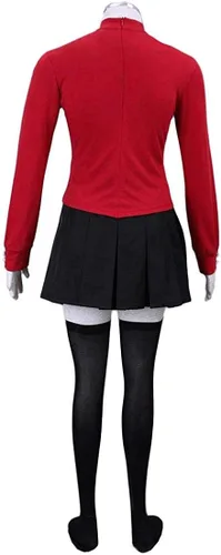 Vista 2 de CosplayLife Fate StayNight Rin Tohsaka Cosplay Disfraz para mujer