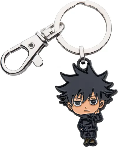 Vista 4 de SalesOne Jujutsu Kaisen Chibi Megumi Fushiguro - Llavero colgante esmaltado
