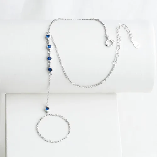 Vista 32 de Pulsera de plata de ley 925 para mujer, pulsera de mano para mujer, pulseras esclavas de 7 a 9 pulgadas ajustable