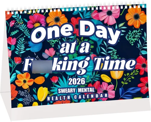 Vista 8 de 2026 Fuck It Calendario de Escritorio para Mujeres Cansadas 2026 Planificador Gracioso Calendario de Broma para el Hogar y la Oficina en la Pared