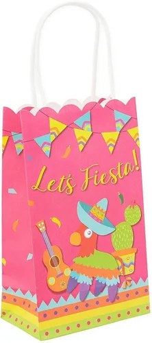 Vista 6 de Blue Panda Bolsas de recuerdo de fiesta, paquete de 24, papel multicolor con asas de cuerda, 9 x 5.3 x 3.15 pulgadas, para dulces y golosinas