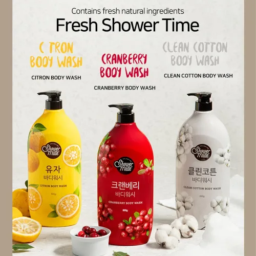Vista 2 de SHOWERMATE Gel de baño natural 42.3 fl oz, 2.6 lbs (arándano)