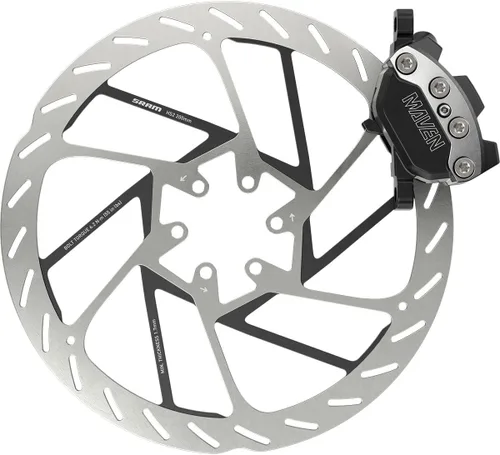 Vista 5 de SRAM Maven Ultimate Stealth - Freno de disco y palanca - Trasero, montaje Negro/Plateado