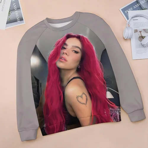 Vista 3 de PAPERBAGS Sweatshirt Womens Graphic Crewneck Long Sleeve Sweatshirts Casual Pullover Tops