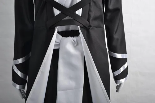 Vista 5 de Bleach cosplay Kurosaki Ichigo Black Cloak Animation uniform Halloween Christmas costume
