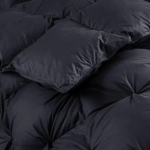 Vista 7 de Lujoso edredón de fibra de plumas de ganso para todas las estaciones, relleno de edredón tamaño California King, exquisito diseño de pliegues