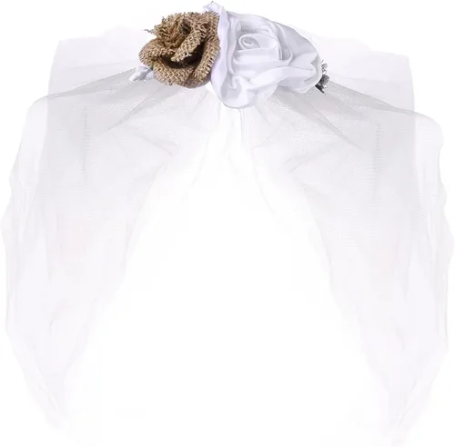 Vista 4 de IBAKOM Disfraz de Halloween aterrador para niños 2 piezas vestido de novia de esqueleto trajes de boda de la muerte para niños pequeños disfraz