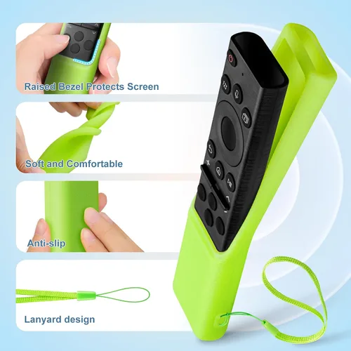 Vista 5 de Funda para mando a distancia de Samsung Smart TV, de silicona BN59-01385A (Paquete de 2)