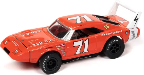 Vista 3 de Auto World SC355-1 Xtraction R31 '69 Dodge Daytona K & K Seguros Bobby Isaac Ho Slot Car