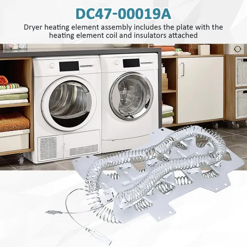 Vista 2 de DC47-00019A Elemento calefactor para secador Samsung Elemento calefactor de repuesto para secador Samsung DV45H7000EW/A2-0000, Samsung