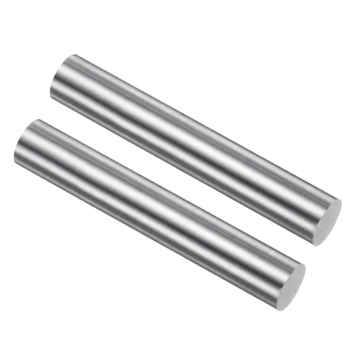 Vista 24 de uxcell 2 piezas varillas de metal redondas de acero, 2 mm x 200 mm de acero de alta velocidad (HSS) barra de torno herramienta, para eje engranaje