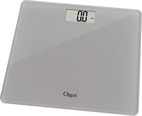 Vista 7 de Ozeri Báscula de baño de precisión, 440 libras 440.9lbs, en vidrio templado, con tecnología de sensor de 1.76oz, 0.1 libras 0.1lbs y tara