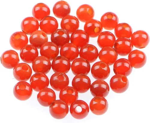 Vista 17 de AD Beads Cuentas de gema natural de 8 mm redondas sueltas con gran agujero de 2,5 mm, 40 piezas (turquesa africana)
